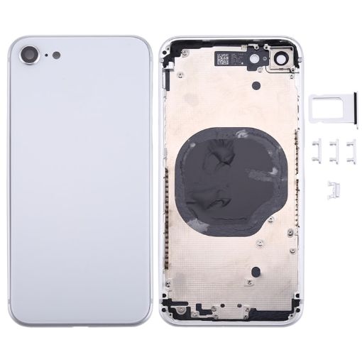 iPhone 8 Silver Back Housing Cover - 1