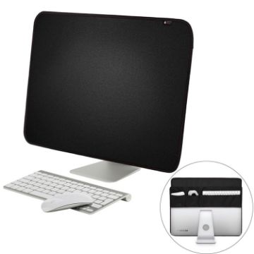27" iMac Dustproof Cover with Pockets, 68x48.2cm, Black - 1