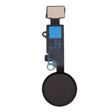 Black Home Button Flex Cable for iPhone 8 Plus (No Fingerprint ID) - 1