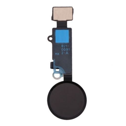 Black Home Button Flex Cable for iPhone 8 Plus (No Fingerprint ID) - 1