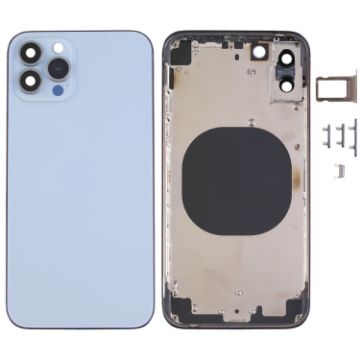 iPhone X Blue Back Housing Cover, iP13 Pro Look-Alike Design - 1
