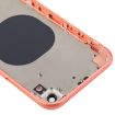 Coral Back Housing Cover with Camera Lens & SIM Tray for iPhone XR - 4