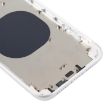 iPhone XR White Back Housing Cover with Camera Lens & SIM Tray - 5