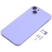 Back Housing Cover: iP13 Style for iPhone XR (Purple) - 2