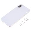 iPhone XS White Back Cover with Lens, SIM Tray & Side Keys - 2