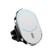 JJT-968 Magnetic Car Air Outlet Wireless Charger 15W Max (White) - 2