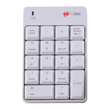 MC Saite SK-51AG Wireless Numeric Keyboard & Calculator (White) - 1
