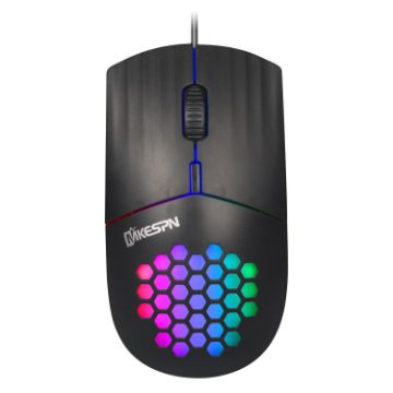 MKESPN SXS-838 RGB Wired Mouse with Type-C Interface (Black) - 1