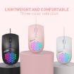 MKESPN SXS-838 Pink RGB Type-C Wired Mouse - 2