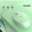 M107 Dual Mode Bluetooth & 2.4GHz Wireless Rechargeable Mouse Blue - 5