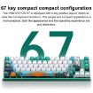 LEOBOG K67 RGB Wireless Mechanical Keyboard, Ice Crystal Switch - 6