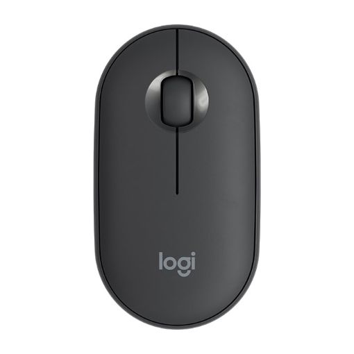 Logitech Pebble Black Bluetooth Wireless Mouse, 1000DPI, 10m Range - 1