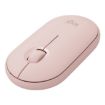Logitech Pebble Pink Wireless Bluetooth Optical Mouse, 1000DPI, 10m Range - 3