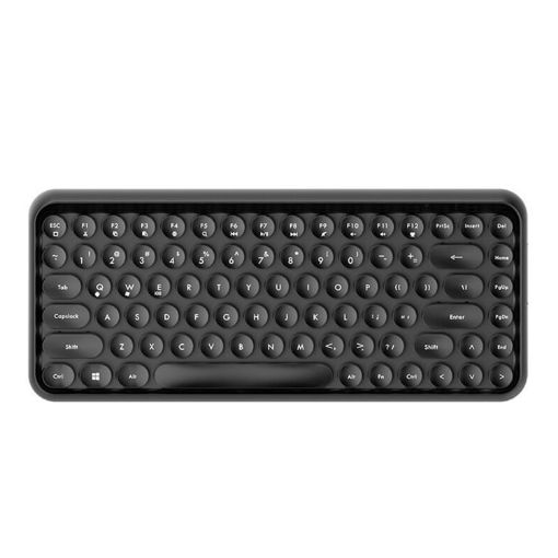 Ajazz 308I Wireless Keyboard for Tablet, Phone, PC, Office (Black) - 1