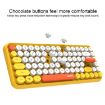 Ajazz 308I Wireless Keyboard for Tablet, Phone, PC, Office (Black) - 2