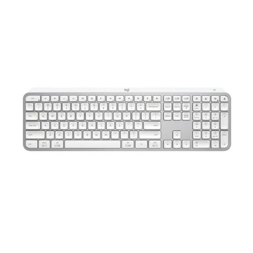 Logitech MX Keys S Wireless Bluetooth Backlit Keyboard (White) - 1