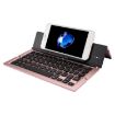 F18 Ultra-slim Bluetooth Wireless Keyboard, 58 Keys, Rose Gold - 1