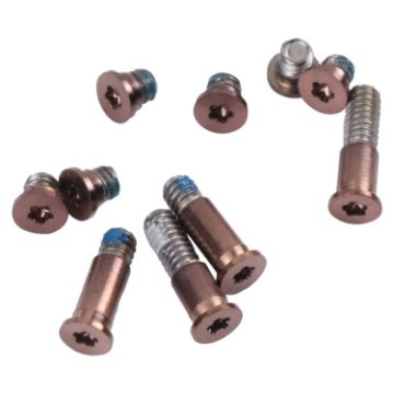 Gold Bottom Cover Screws Set for MacBook Air 13" A2179 2020 - 1