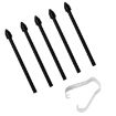 Universal Stylus Pen Tips for Samsung Galaxy Devices, 6 Pack (Black) - 1