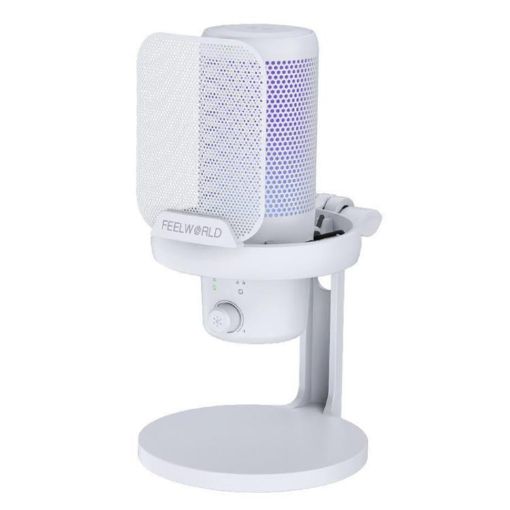 FEELWORLD VM1 USB Gaming Microphone with RGB and Noise Cancelation - 1