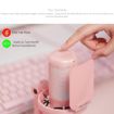 FEELWORLD VM1 Pink USB Gaming Microphone with RGB Light & Stand - 4
