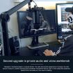 Logitech Blue Yeticaster USB Mic + Shockproof Mount & Bracket Set (Black) - 6