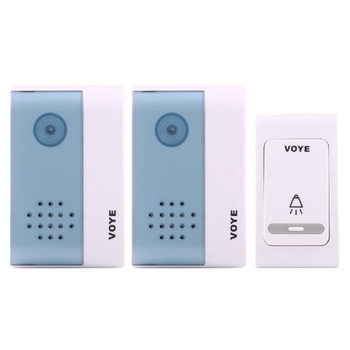 VOYE V004B2 Wireless Home Doorbell with Dual Receiver, 120m Range - 1