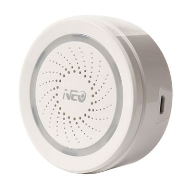 NEO NAS-AB02W WiFi USB Siren Alarm Sensor for Home Security - 1