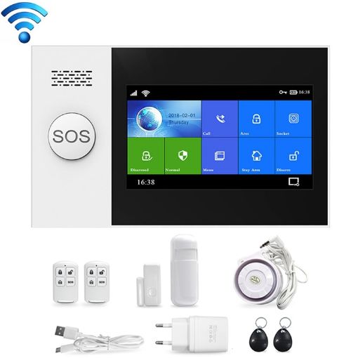 PG-107 GSM + WiFi Alarm System with 4.3" TFT Display Screen - 1