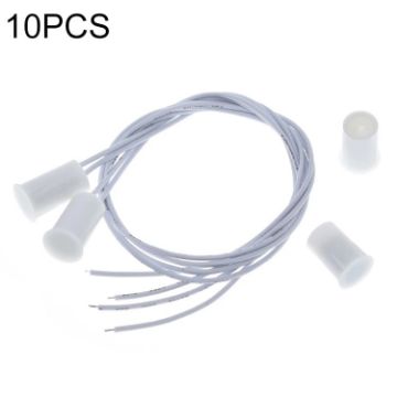 10 PCS NC Model Embedded Door Magnetic Sensor Switch - 1