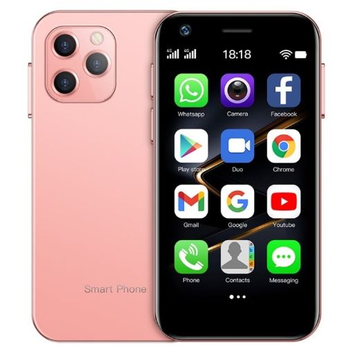SOYES XS12 Pro, Android 10, 4GB+32GB, 3.0" MTK6750, 4G Dual SIM, Pink - 1