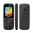 UNIWA E1803 Elder Phone, 1.77" 2G, LED Flashlight, 21 Keys, Black - 1