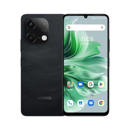 UMIDIGI G9C, 6GB+128GB, Face ID, 6.75" Android 14, 4G (Galaxy Black) - 1
