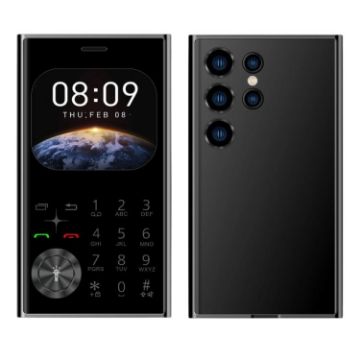 V8 Card Mobile Phone, 2.01" Display, GSM Dual SIM, Bluetooth, Torch - 1
