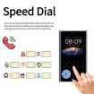 V8 Card Mobile Phone, 2.01", Dual SIM, Bluetooth, FM, Torch - Gold - 4