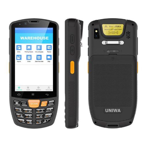 UNIWA HS006 Industrial PDA, 3GB+32GB Android 11, 4G NFC QR Scanner - 1