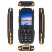 Rugtel R2C Rugged Phone, IP68, 2.4", 2500mAh, Dual SIM, SOS, FM, Orange - 4