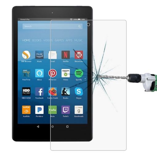 9H Tempered Glass Screen Protector for Kindle Fire HD 8 2017 - 1