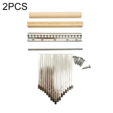 17 Tone Thumb Piano Keys & Pick Kit - 2 PCS Kalimba Accessories - 1