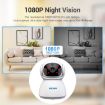 ESCAM PT201 HD 1080P Dual-band WiFi IP Camera, Night Vision, AU Plug - 5