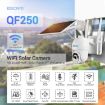 ESCAM QF250 1080P WiFi Solar Camera, Night Vision/Motion Detect - 4
