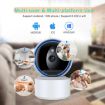 YT50-2 3.0MP 360 Rotation WiFi IP Camera, Night Vision, EU Plug - 4