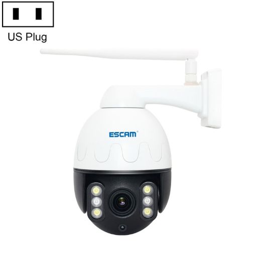 ESCAM Q5068 5MP WiFi Pan/Tilt Camera, 4X Zoom, Night Vision, US Plug - 1