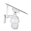 ESCAM QF280 HD 1080P Solar WiFi Camera, Night Vision, Audio, White - 4