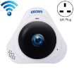 ESCAM Q8 960P Fisheye 1.3MP WiFi IP Camera, Motion/Night Vision - 1