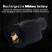 Infrared Digital Monocular: 5X Night Vision Thermal Imager - 4