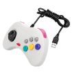 White USB Game Controller Handle for Sega Saturn Computer - 4