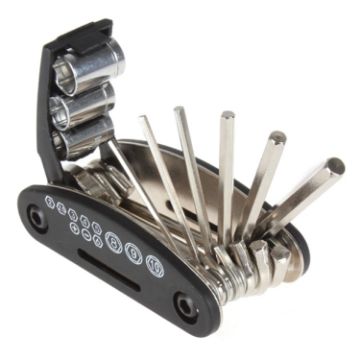 16 in 1 Folding Bicycle Repair Tools - Multifunctional Combination - 1
