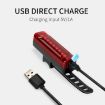 A02 LED Bicycle Taillight USB Charging Safety Light (100 Hours) - 6
