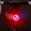 USB Charging Red/Blue Riding Light Rear Lamp, Sagittarius Style - 1
